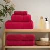 8 Piece Premium Towel Set SOLUND Red - 600 GSM Luxury Towels