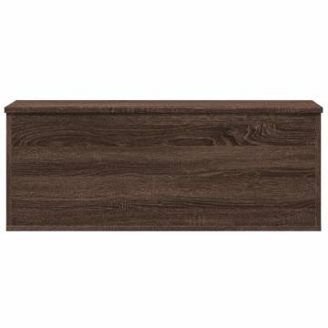 Storage Box Brown Oak 90x35 cm - Durable & Stylish Solution