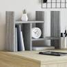  Desk Organiser Grey Sonoma 34.5x15.5x35.5 cm Engineered wood Colour grey sonoma Size 34.5 x 15.5 x 35.5 cm 