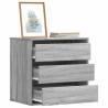  Corner Chest of Drawers Grey Sonoma 60x41x58 cm Engineered Wood Colour grey sonoma Size 60 x 41 x 58 cm Quantity in Package 1 