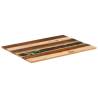 Rectangular Table Top 60x80 cm - Solid Reclaimed Wood