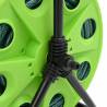 Free Standing Green Hose Reel with Fittings - 20m PVC