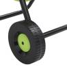 Green Hose Reel Cart with 50m PVC Hose - Durable & Flexible