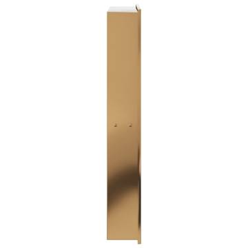 Brushed Gold Shower Niche 32x62 cm Stainless Steel