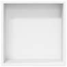 Shower Niche Matt White 32x32x9 cm Stainless Steel