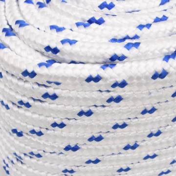 Boat Rope White 18mm 25m Polypropylene for Sailing & Rigging