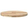 Table Top Round Ø60 cm Solid Wood Acacia - Durable & Elegant