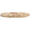 Table Top Round Ø60 cm Solid Wood Acacia - Durable & Elegant