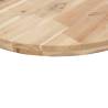 Table Top Round Ø60 cm Solid Wood Acacia - Durable & Elegant