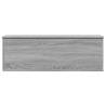 Storage Box Grey Sonoma - Versatile Engineered Wood Solution