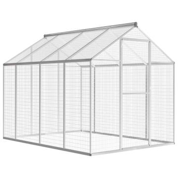 Aluminium Outdoor Aviary 178x242x192 cm for Happy Birds