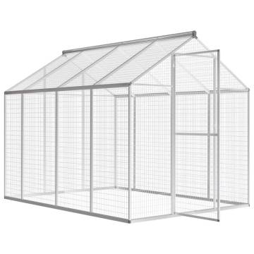 Aluminium Outdoor Aviary 178x242x192 cm for Happy Birds