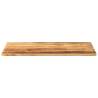 Table Top 120x60 cm - Solid Wood Rough Mango - Hipomarket