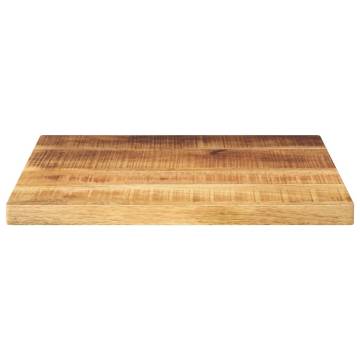 Square Solid Mango Wood Table Top - 50x50 cm | Hipomarket UK