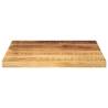 Square Solid Mango Wood Table Top - 50x50 cm | Hipomarket UK