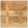 Square Solid Mango Wood Table Top - 50x50 cm | Hipomarket UK