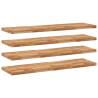 Floating Shelves 4 pcs - Solid Acacia Wood | HipoMarket