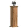 Artisian Oak Plant Stand - 33x33x100 cm Engineered Wood