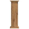 Artisian Oak Plant Stand - 33x33x100 cm Engineered Wood