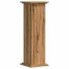 Artisian Oak Plant Stand - 33x33x100 cm Engineered Wood