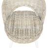 Sofa Chair Kubu Rattan White - Stylish & Comfortable