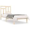 Solid Wood Pine Bed Frame 90x190 cm - Stylish & Sturdy