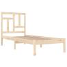 Solid Wood Pine Bed Frame 90x190 cm - Stylish & Sturdy