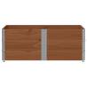 Pallet Collars 3 pcs Brown 150x100 cm Solid Wood Pine