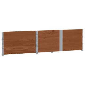 Pallet Collars 3 pcs Brown 150x100 cm Solid Wood Pine