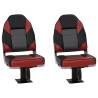 Boat Seats 2 pcs with 360° Rotatable Pedestal | HipoMarket UK