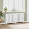  Radiator Cover White 175x20x82 cm Engineered Wood Colour white Size 175 x 20 x 82 cm Quantity in Package 1 Design vertical slats 