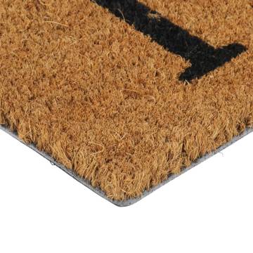 Durable Natural Coir Door Mat 45x75 cm | HipoMarket UK