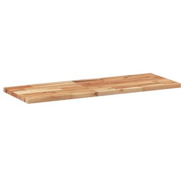 Floating Shelves - Set of 3 | Solid Acacia Wood 100x30x2 cm