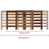 Radiator Cover Old Wood 205x21.5 cm - Stylish & Practical