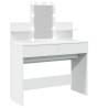 Dressing Table with LED - White 100x40x130 cm | Hipo Market