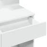 Dressing Table with LED - White 100x40x130 cm | Hipo Market