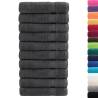 Premium Bath Towels SOLUND 10pcs Anthracite 100x150cm | HipoMarket