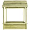 Outdoor Playhouse with Sandpit - Pinewood 128x120x145 cm