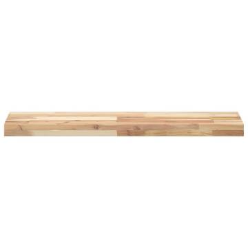 Floating Shelves (4pcs) - Solid Acacia Wood | Hipomarket UK