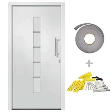 Aluminium & PVC Front Door 110x210 cm - Secure & Elegant