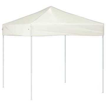 Folding Party Tent Cream 2x2 m - Durable & UV-Resistant