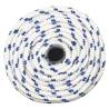 Durable 12mm White Boat Rope - 100m Polypropylene