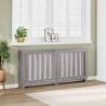  Radiator Cover Grey Sonoma 175x20x82 cm Engineered Wood Colour grey sonoma Size 175 x 20 x 82 cm Quantity in Package 1 Design vertical slats 