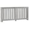 Radiator Cover Grey Sonoma - Stylish Engineered Wood Design