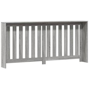 Radiator Cover Grey Sonoma - Stylish Engineered Wood Design