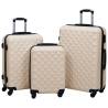 Hardcase Trolley Set 3 pcs Gold ABS Colour gold Quantity in Package 1 Number of wheels 4 