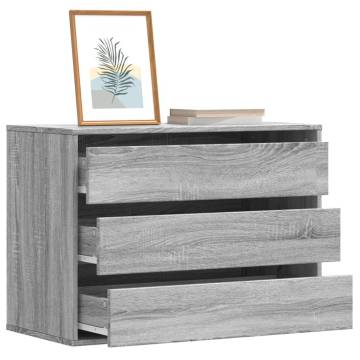 Corner Chest of Drawers - Grey Sonoma | Hipo Market UK