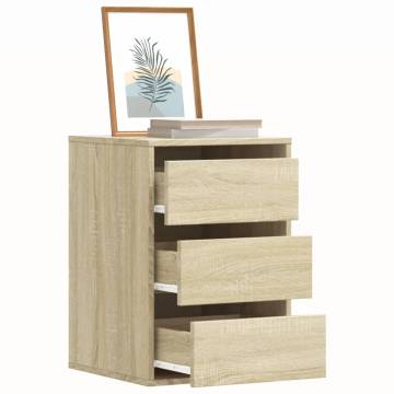 Corner Chest of Drawers in Sonoma Oak - Stylish Storage Solution