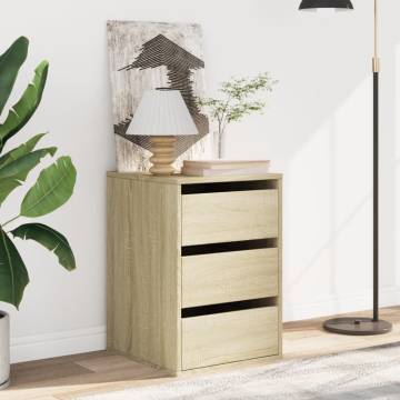 Corner Chest of Drawers in Sonoma Oak - Stylish Storage Solution