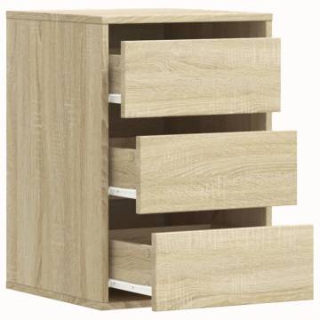 Corner Chest of Drawers in Sonoma Oak - Stylish Storage Solution